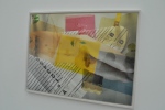 Fuschia, Yellow, Green, Blue, Numbers, Body, Cement, Paper, 2010; Michele Abeles